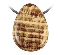 Naturosphère - Bijoux naturels C17 - Pendentif goutte pierre percée en aragonite