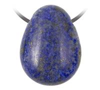 Naturosphère - Bijoux naturels C17 - Pendentif goutte pierre percée en lapis lazuli