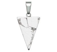 Naturosphère - Bijoux naturels C17 - Pendentif pointe flèche en howlite