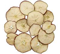 Naturosphère - Décoration Naturelle C45 - Tranches de Pommes Rouges séchées déco - 100 grammes
