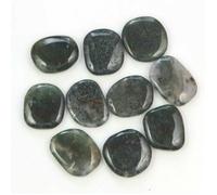 Naturosphère - Galet plat agate mousse - A l'unité - Poids 11 à 20 grammes