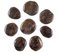 Naturosphère - Minéraux et fossiles C22 - Galet plat grenat pyrope - A l'unité - Poids 21 à 30 grammes