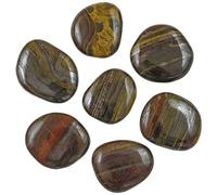 Naturosphère - Minéraux et fossiles C22 - Galet plat oeil de fer - A l'unité - Poids 41 à 50 grammes