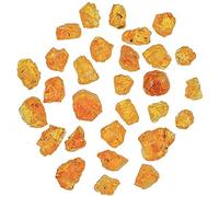 Naturosphère - Minéraux et fossiles C25 - Pierres brutes grenat mandarin - 5 à 8 mm - Lot de 5