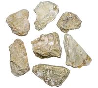 Naturosphère - Minéraux et fossiles C25 - Pierres brutes kunzite verte - 6 à 9 cm - Lot de 2