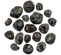 Naturosphère - Minéraux et fossiles C25 - Pierres brutes larmes d'apache (obsidienne) - 2 à 3.5 cm - Lot de 4