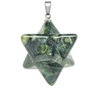 Naturosphère - Pendentif étoile merkaba en jaspe de Kambaba