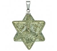 Naturosphère - Pendentif étoile merkaba en pyrite