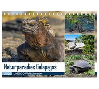 Naturparadies Galapagos - UNESCO Weltkulturerbe (Tischkalender 2026 DIN A5 quer), CALVENDO Monatskalender: Die Galapagos Inseln - ein letztes ... im Jahr 1835 und heute UNESCO Weltkulturerbe.