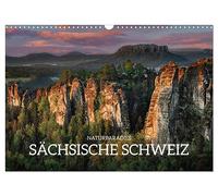 Naturparadies Sächsische Schweiz (Wandkalender 2026 DIN A3 quer), CALVENDO Monatskalender: Auf Entdeckungsreise im Elbsandsteingebirge