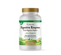 NaturVet Digestive Enzymes Plus Probiotiques Complément Alimentaire pour Chiens, à mâcher Doux, fabriqué aux États-Unis avec des ingrédients d'origine Mondiale 90 pièces