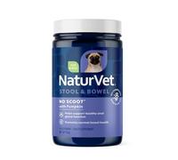 NaturVet - Pas de scoot pour chiens - Plus citrouille | Favorise une fonction saine des glandes et des intestins | Amélioré avec de la pulpe de betterave, des graines de lin et de la cosse de psyllium