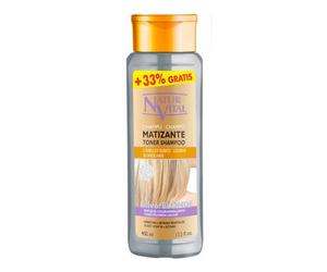 NaturVital Shampoing Matifiant Blond Argent 400ml