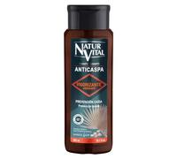 NaturVital Shampooing Anti-chute Et Antipelliculaire | Avec Extrait De Saw Palmetto Et Caféine | Sans parabène Bleu 300 ml