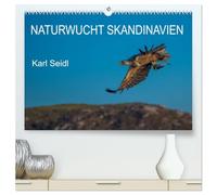 Naturwucht Skandinavien (hochwertiger Premium Wandkalender 2026 DIN A2 quer), Kunstdruck in Hochglanz: Landschaft und Tierwelt Skandinaviens