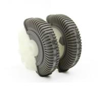 NATWEE Buse d'aération Centrale Compatible avec Benz W211 2003 2004 2005 2006 2007 2008 Climatisation Avant Voiture Ventilation Roue Roulante Cadre Intérieur 21183018549116(Dark Gray B 2PCS)