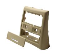 NATWEE Buse d'aération Centrale Compatible avec Série 3 E90 E91 2005-2012 Grille Ventilation Console Centrale Arrière Cadre Extérieur Remplacement 51167150155(Style C Beige)