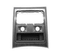 NATWEE Buse d'aération Centrale Compatible avec Série 3 E90 E91 2005-2012 Grille Ventilation Console Centrale Arrière Cadre Extérieur Remplacement 51167150155(Style B Carbon)
