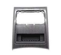 NATWEE Buse d'aération Centrale Compatible avec Série 3 E90 E91 2005-2012 Grille Ventilation Console Centrale Arrière Cadre Extérieur Remplacement 51167150155(Style A Carbon)