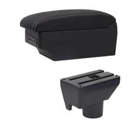 NATWEE Compatible avec Toyota pour Yaris pour Vitz pour Vios 2011 2012 2013 2014 2015 2016 2017 Boîte D'accoudoir Double Couche Grand Espace Boîte De Rangement Centrale boîte d'accoudoir(3)