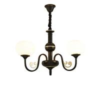 NATWEE Cuisine, Nordique Moderne 3 lumières Lustre Industriel Pendentif luminaire en Verre Mat Globe plafonnier pour Salon, Chambre à Coucher, Couloir-Noir 3 lumières It's So Kind of You