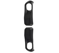 NATWEE Feu Antibrouillard Grilles Compatible avec Jeep pour Wrangler JL pour Rubicon 2018 2019 2020 2021 2022 1 Paire De Couvercles De Phares Antibrouillard pour Pare-Chocs Avant(Without Holes)