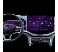 NATWEE GPS De Voiture Écran Film Compatible avec BYD pour Seal U DM-i 2024 Car 15,6 Pouces Écran Central De Navigation GPS Et Tableau De Bord Bleu Film De Protection D'écran en Verre Trempé