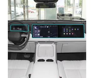 NATWEE GPS De Voiture Écran Film Compatible avec Xpeng pour G9 2023 2024, Film De Protection D'écran De Navigation GPS De Voiture, Anti-Rayures, Protecteur D'écran en TPU