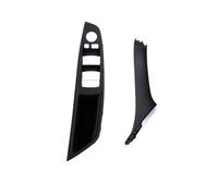 NATWEE poignée porte intérieure voiture Couvercle Poignée D'accoudoir Porte Intérieure Côté Conducteur Compatible Avec Golf Pour MK7 1.2 TSI .4 .6 Pour TDI Pour GTI 2013 2013-2020(Black LHD 2PCS)