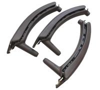 NATWEE poignée porte intérieure voiture Kit De Remplacement Couverture En Cuir Pour Poignée Porte Intérieure Voiture Compatible Avec BMW X5 X6 E70 E71 E72 2007-2014(LHD SET Moka)