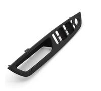 NATWEE poignée porte intérieure voiture Kit De Remplacement Couverture En Cuir Pour Poignée Porte Intérieure Voiture Compatible Avec BMW X5 X6 E70 E71 E72 2007-2014(Front Left Black)