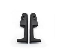 NATWEE poignée porte intérieure voiture Poignées Intérieures Avant Arrière Panneaux D'accoudoirs Bandes Décoratives Compatible Avec Passat B6 Pour Skoda Pour Superb 2008-2013(Rear 2PCS-Black)