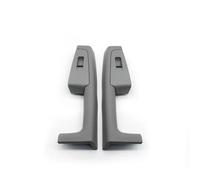 NATWEE poignée porte intérieure voiture Poignées Intérieures Avant Arrière Panneaux D'accoudoirs Bandes Décoratives Compatible Avec Passat B6 Pour Skoda Pour Superb 2008-2013(Rear 2PCS-Gray)