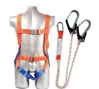 NATWEE Protection Contre Les Chutes de sécurité, équipement de sécurité, Double Crochet intégral à 5 Points avec Ceinture de sécurité rembourrée It's So Kind of You