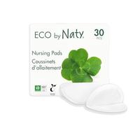 Naty Coussinets d’Allaitement - Ultra absorbants, compostables, fabriqués à partir de Bambou, pâte de Bois et Voile compostable. 0% Plastique