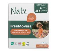 ECO by Naty Couches-culottes Ecologiques - Culottes hypoallergéniques et sans produits chimiques nocifs, très absorbantes et écologiques pour les garçons et les filles (Taille 6 - 18 culottes)