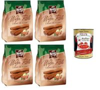 Wasa Original Lot de 3 crackers avec 100 % farine de seigle, tranches croustillantes avec farine de seigle entier, riches en fibres, 275 g + boîte italienne Gourmet Polpa di Pomodoro 400 g