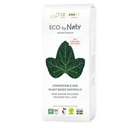 ECO by Naty Serviettes Ecologiques pour Incontinence féminine légère Normal - Serviettes hygiéniques pour fuites urinaires, vessie sensible, absorbantes et discrètes (12 unités)