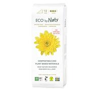Naty Serviettes Ecologiques Super - Serviettes hygiéniques à base de plantes et absorbantes, produit menstruel en coton biologique, meilleur pour la santé féminine (12 unités)