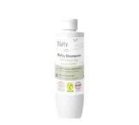 Naty Shampoing Bébé 240 ml - Non irritant pour les yeux, Vegan, Sans Parfum, Testé Dermatologiquement, Certifié COSMOS Natural, Pour Cuir Chevelu Sensible, Origine Naturelle, Flacon Recyclé