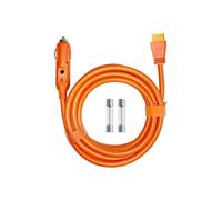 Naubluvo - Câble de charge de voiture 3 m 12 V/24 V vers fiche XT60, chargeur allume-cigare 14 AWG, compatible avec Anker SOLIX C300/C1000/F2000, EcoFlow Delta 2, Bluetti