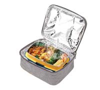 Naudeco Boîte à Déjeuner Chauffante USB, Sac Isotherme Chauffant Four Portable Micro-ondes avec Intérieur Film Aluminium, Boîte Repas Chaud pour Bureau, École, Voyage, 7.3 oz, Poignée Portable