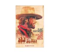 NAUEHG Poster sur toile The Outlaw Josey Wales - Décoration pour chambre à coucher, bureau, chambre - Cadeau - 60 x 90 cm