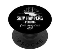 Naufrage du Moby Dick Pequod PopSockets PopGrip Adhésif
