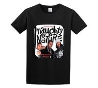 Naughty by Nature T-Shirt Mens Black Tees Unisex Shirt 3XL