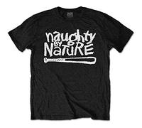 Naughty by Nature T-shirt OG Logo Unisex Black S