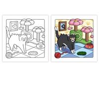 Naughty Cats - Cozy Coloring