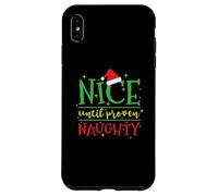 Naughty Christmas Sympa jusqu'à Ses preuves Coque pour iPhone XS Max