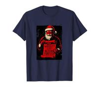 Naughty List Bleeds Forever | Funny Horror Christmas T-Shirt