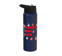 Naughty Nice Ruth Funny Christmas Ruth Nom de Ruth Stainless Steel Insulated Water Bottle